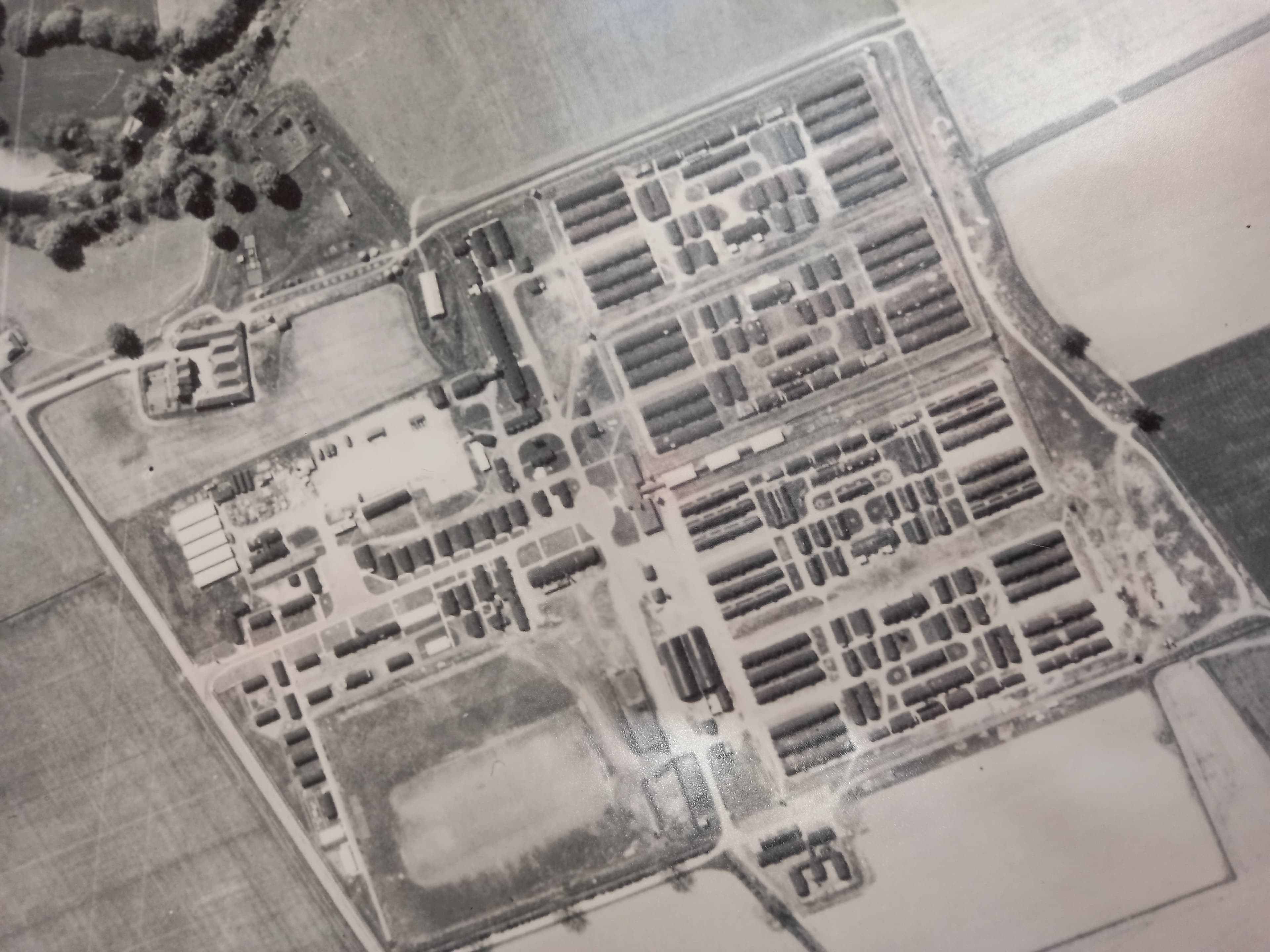 Cultybraggan Camp aerial photograph, 1948