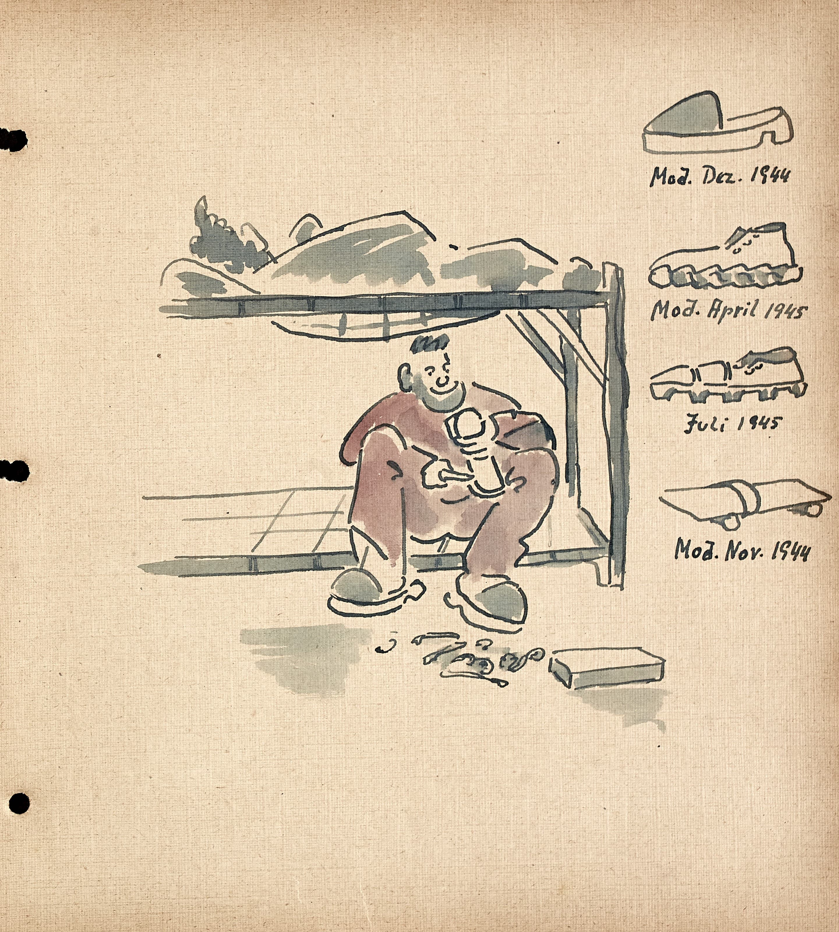 66 Cartoons by a PoW