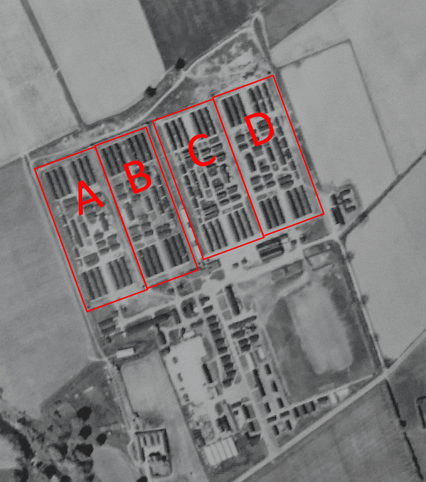 Aerial view, 1948